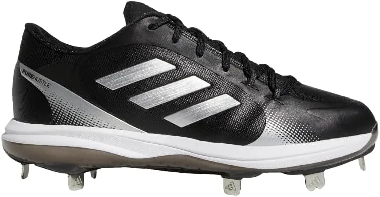Adidas Women's EG5634 Baseball Shoe, Black/Silver/White