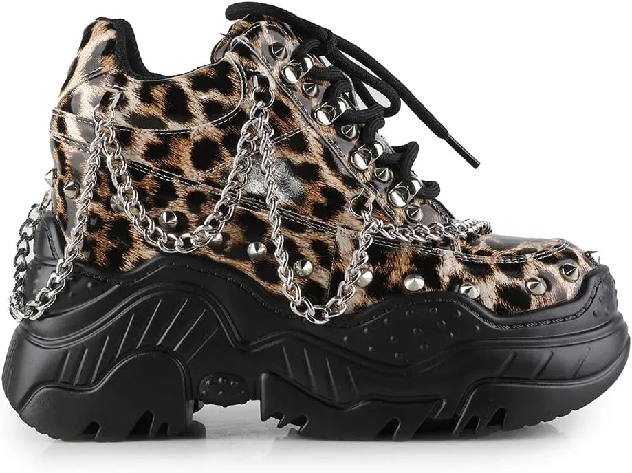 Anthony Wang Space Candy Embellished Stud Design Platform Lace up Fashion Sneaker
