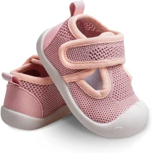 Baby First Walking Shoes 1-5 Years Old Lightweight Non-Slip Breathable and Comfortable, Suitable for Boys and Girls Infant Shoes Outdoor Running Sports Sneakers