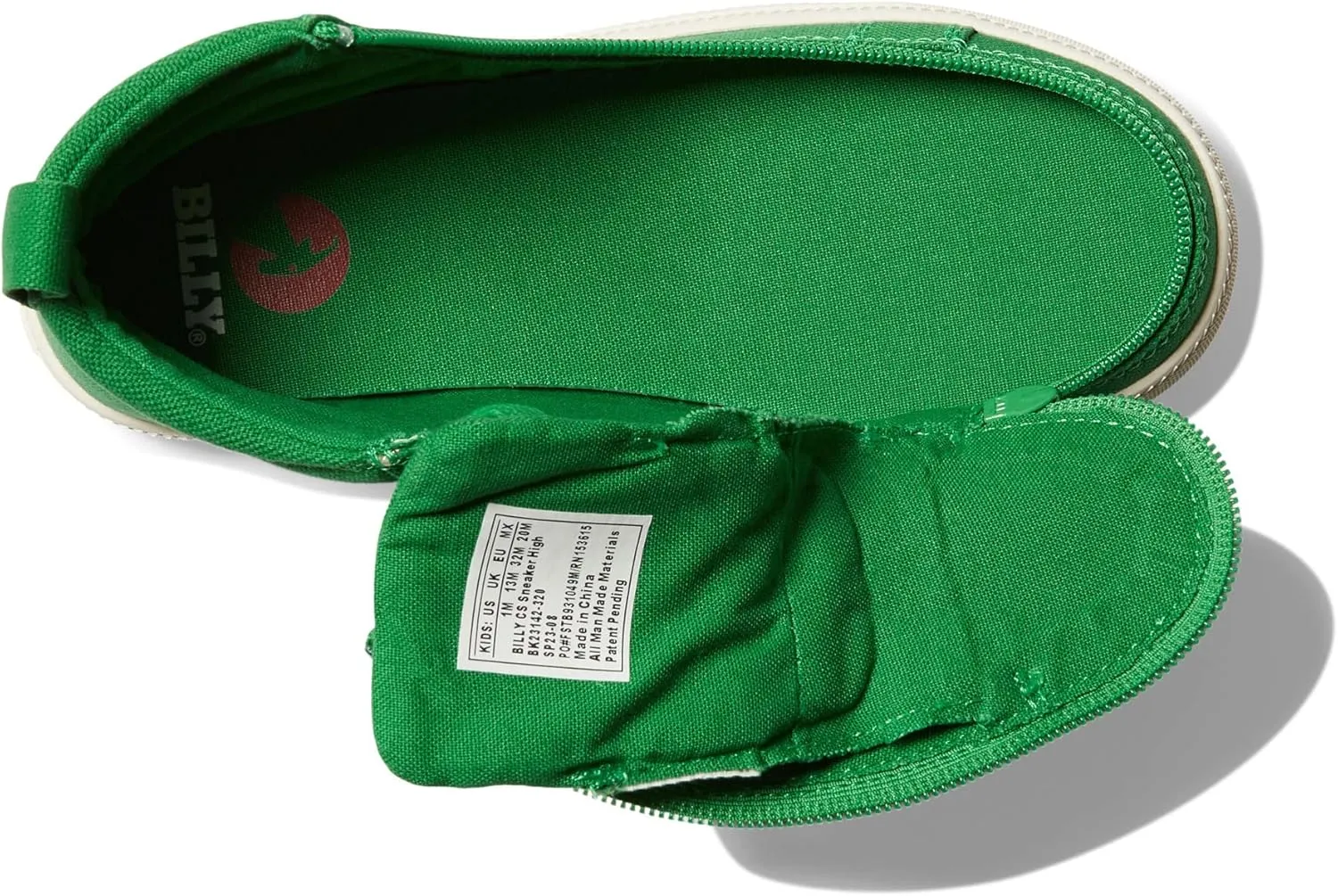 BILLY Footwear Kids Unisex CS High-Top Sneakers with Canvas Upper, Little/Big Kid