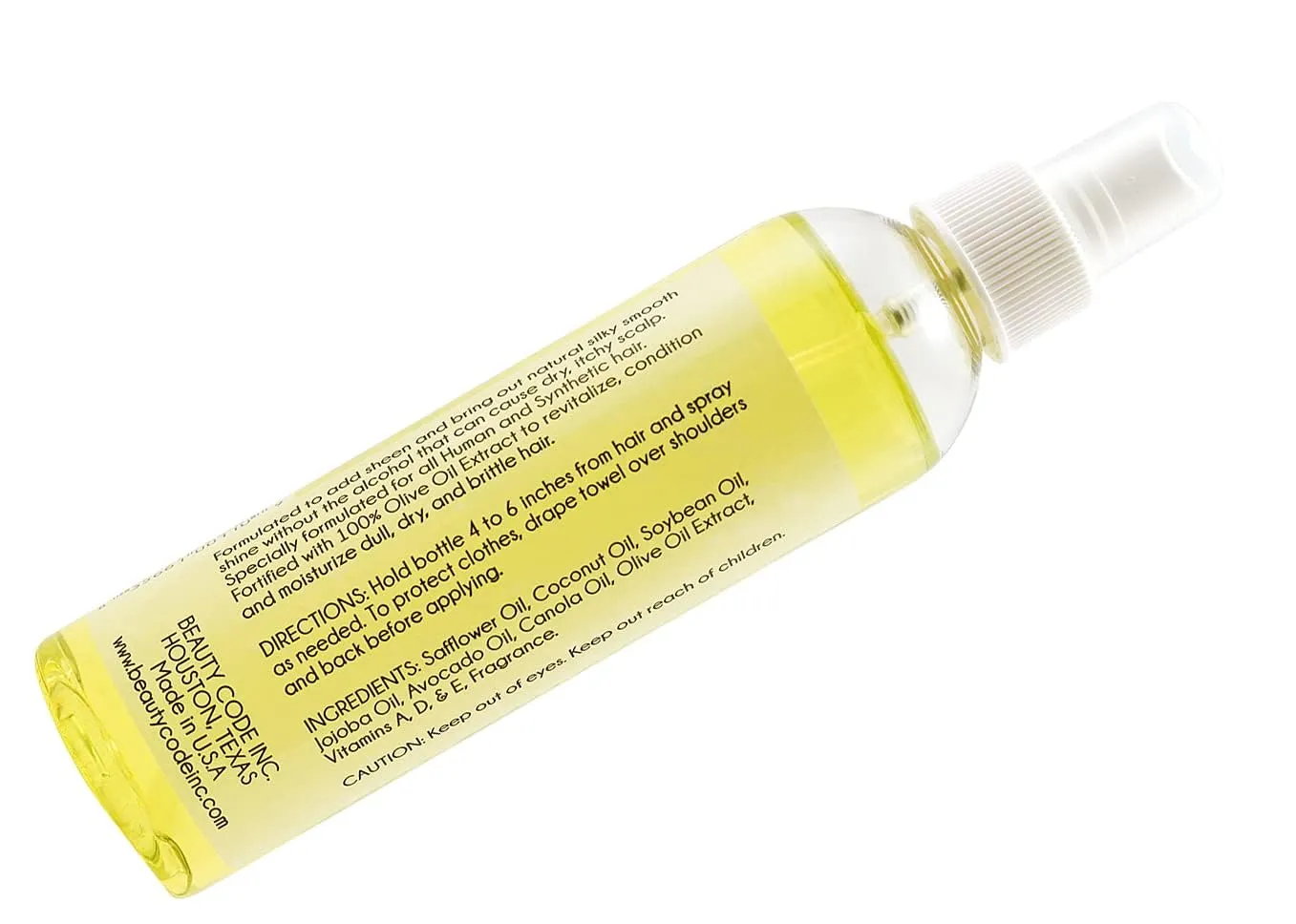 Black Queen Olive Oil Sheen Spray (Unscented) for Locs, Dreadlocks, Twists, Braids, Cornrows, 4C Hair - Moisturizing, Refreshing - 8 oz - Made in the USA - Pack of 1