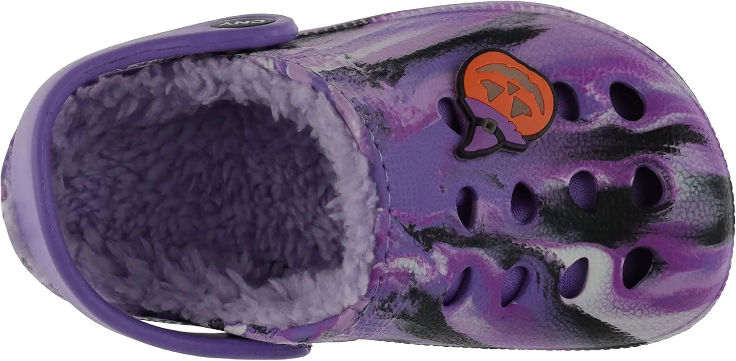 Capelli New York Girls Injected Eva Clog with Faux Berber Lining