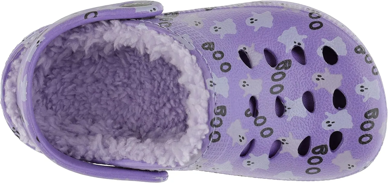 Capelli New York Girls Injected Eva Clog with Faux Berber Lining