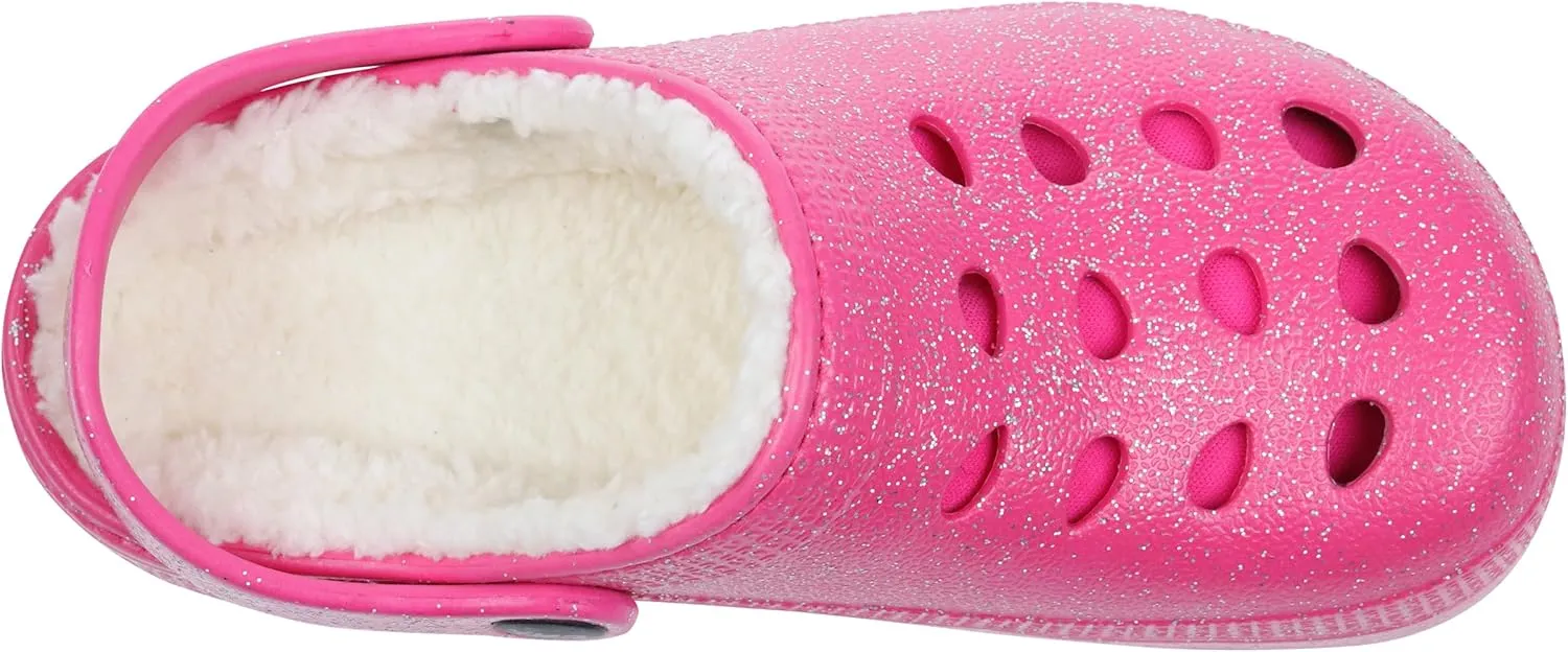 Capelli New York Girls Injected Eva Clog with Faux Berber Lining