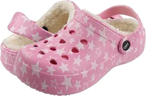 Capelli New York Girls Injected Eva Clog with Faux Berber Lining