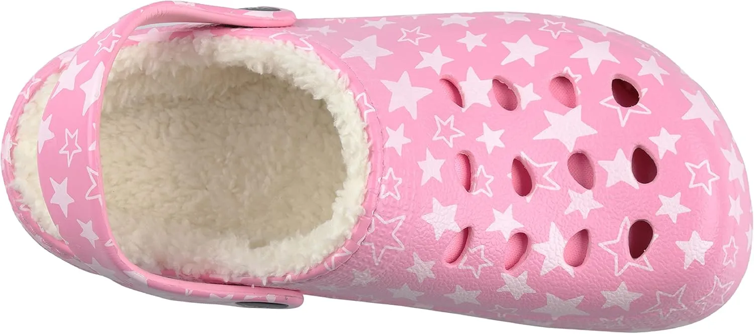 Capelli New York Girls Injected Eva Clog with Faux Berber Lining