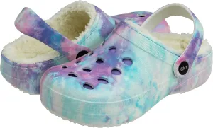 Capelli New York Girls Injected Eva Clog with Faux Berber Lining
