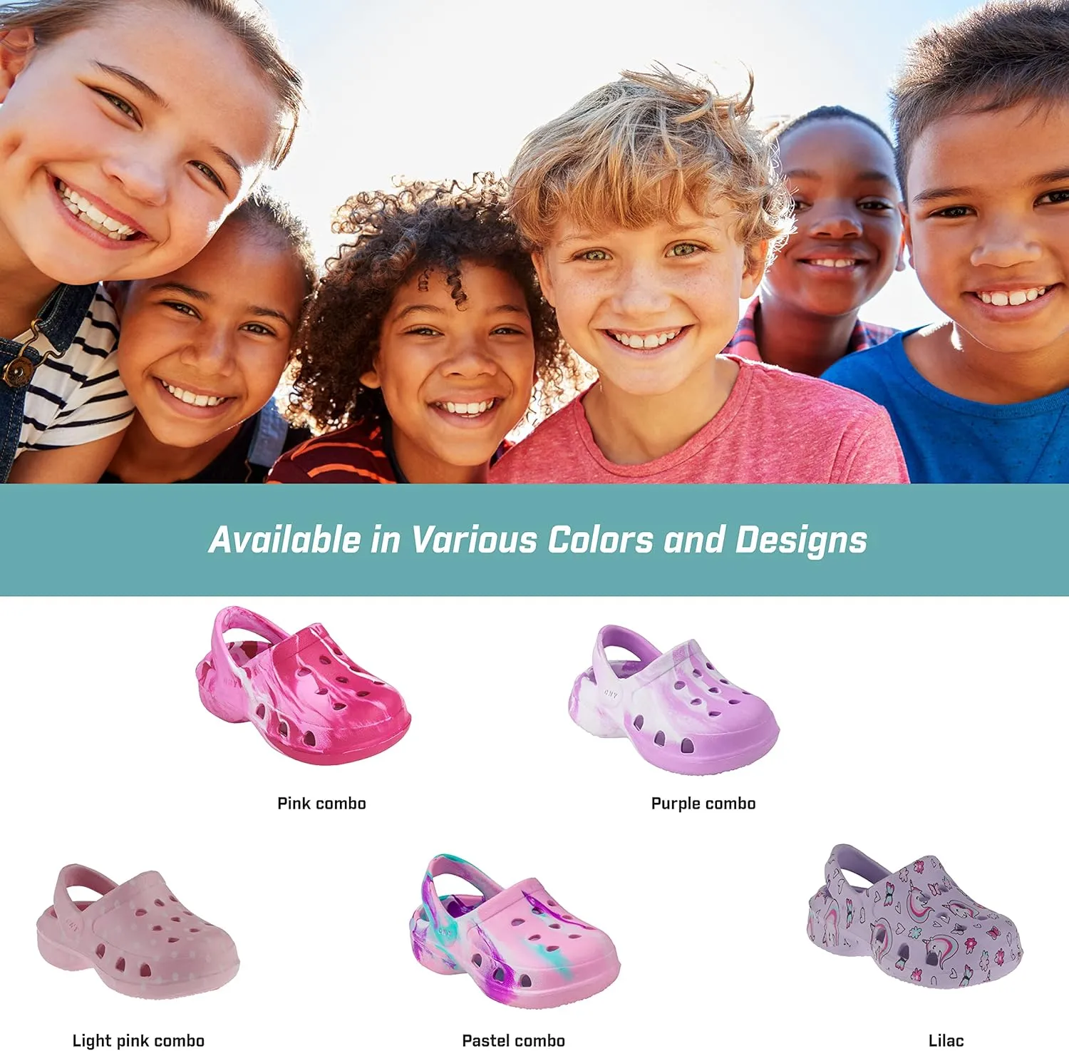 Capelli New York Infant Injected EVA Clog with Backstrap