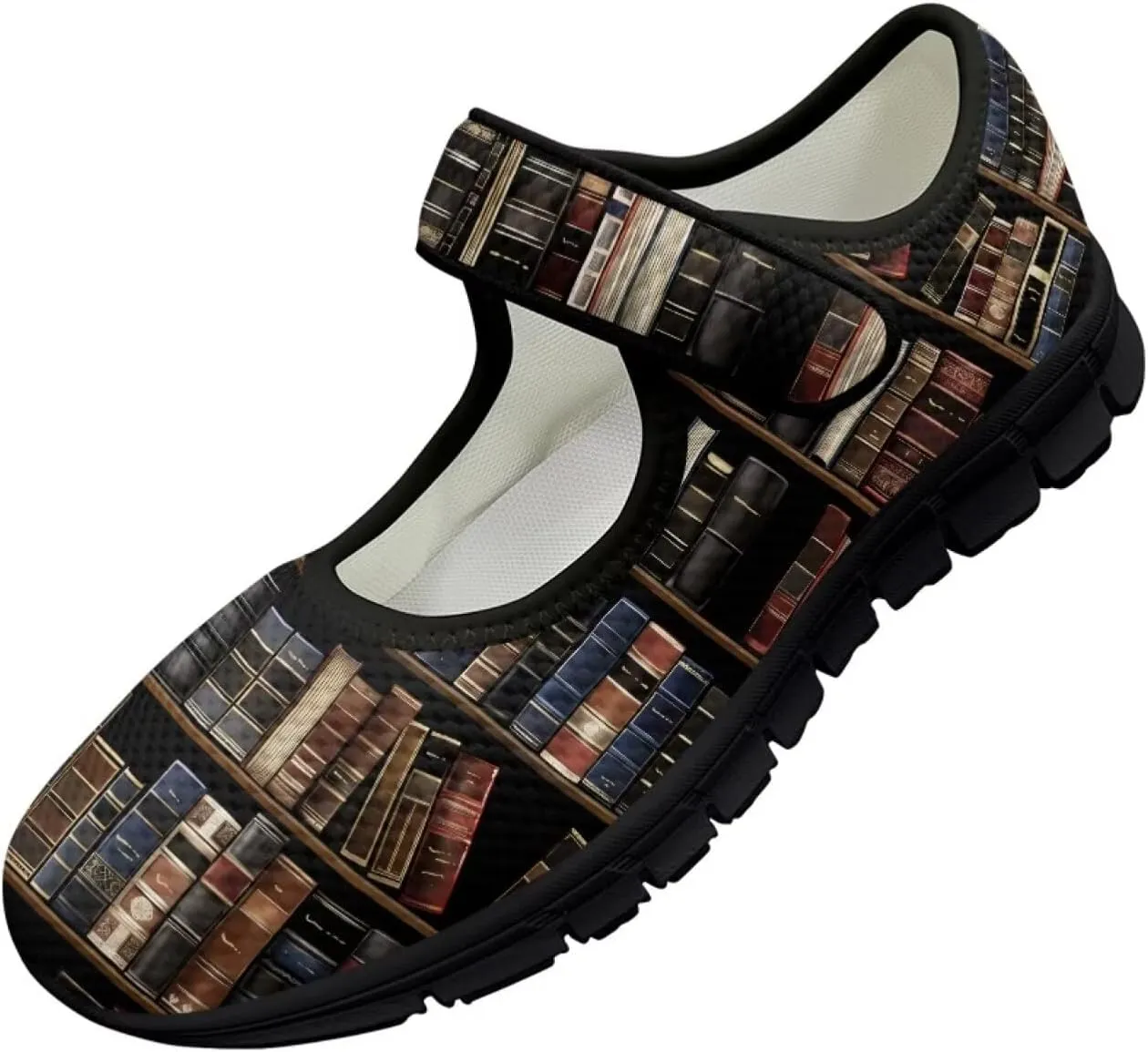 Casual Sneakers for Women Breathable Lightweight Mary Jane Shoes Non Slip Fashion Outdoor Tennis Work Flats