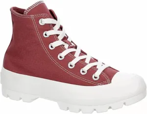 Converse Unisex Chuck Taylor All Star Star Lugged Hig Top Sneaker - Lace up Closure Style - Burgundy