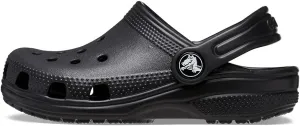 Crocs Kids Classic Clog (Little Kid/Big Kid) - Clogs for Kids - Synthetic Lining - Circulation Nubs Black 5 Big Kid M