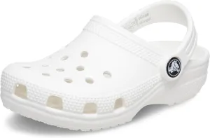 Crocs Kids Classic Clog (Little Kid/Big Kid) - Clogs for Kids - Synthetic Lining - Circulation Nubs White 6 Big Kid M