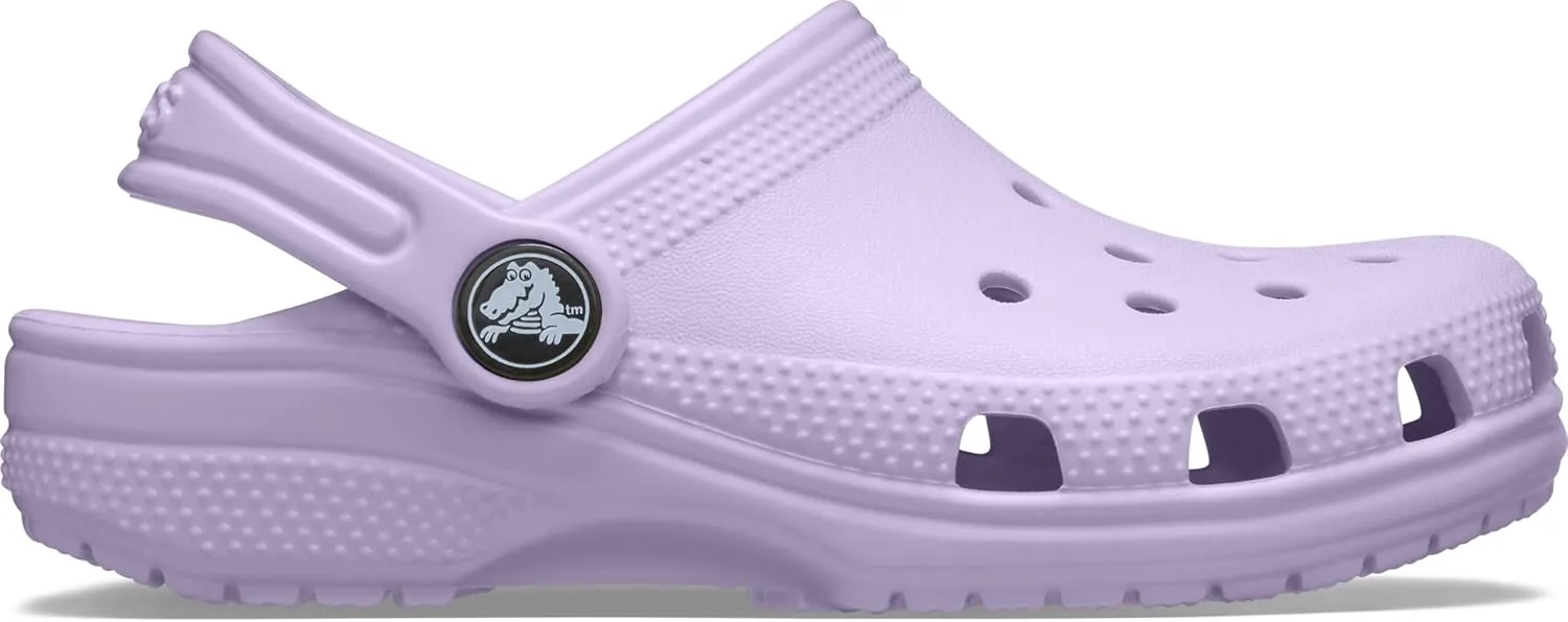 Crocs Kids Classic Clog (Little Kid/Big Kid) - Clogs for Kids - Synthetic Lining - Circulation Nubs