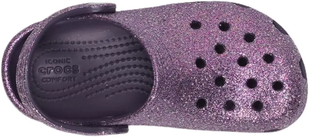 Crocs Kids' Classic Glitter Clog