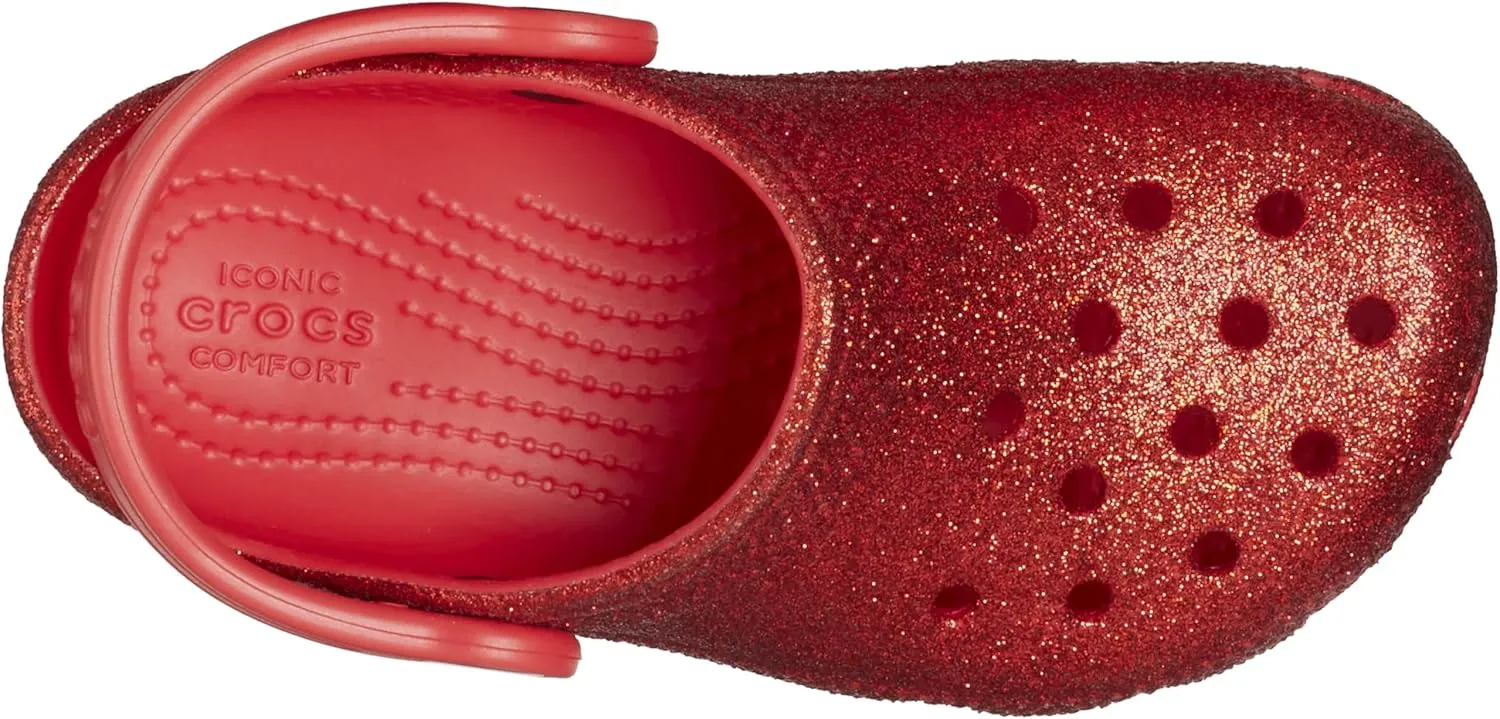 Crocs Kids' Classic Glitter Clog