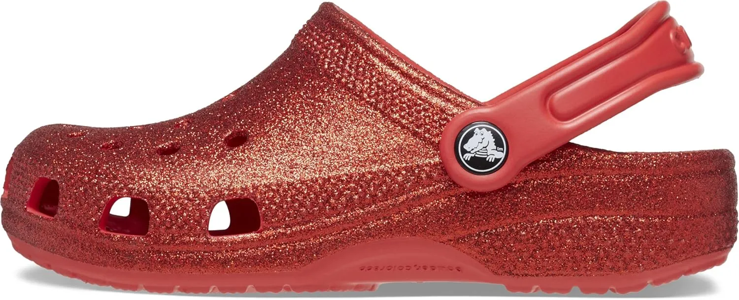 Crocs Kids' Classic Glitter Clog