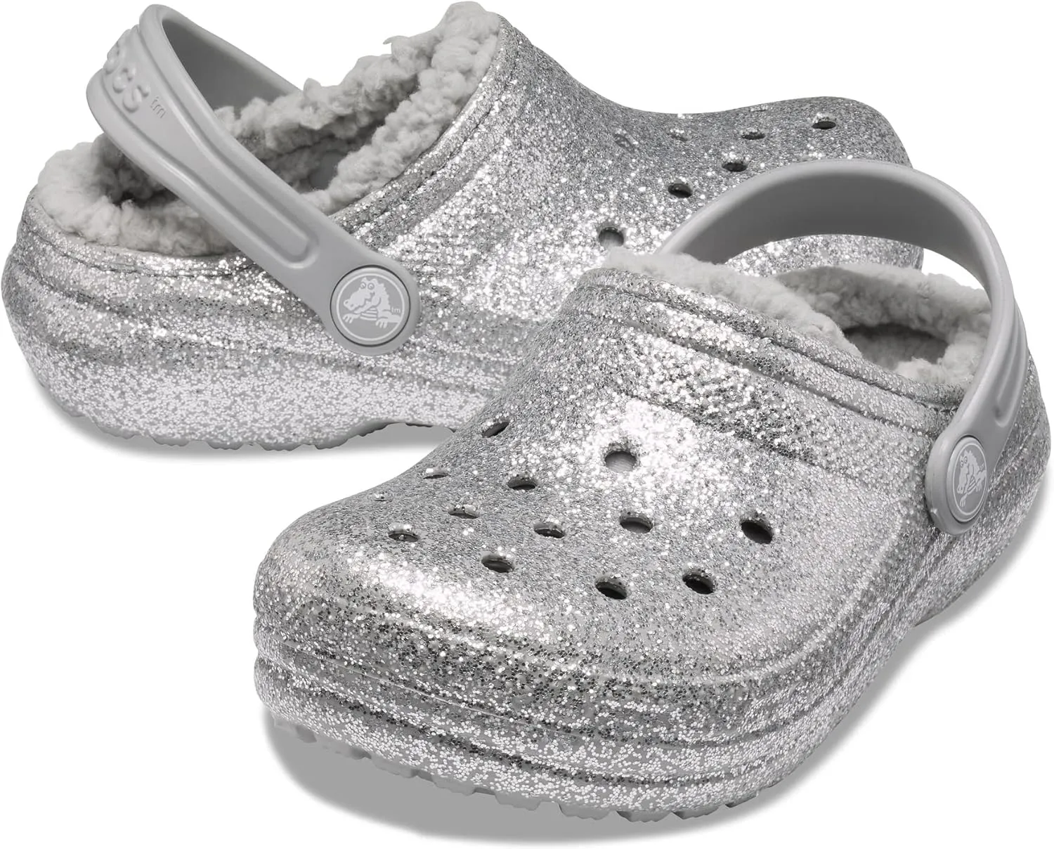 Crocs Kids Classic Lined Clogs for Toddlers - Synthetic Upper & Lining - Synthetic Outsole & Insole