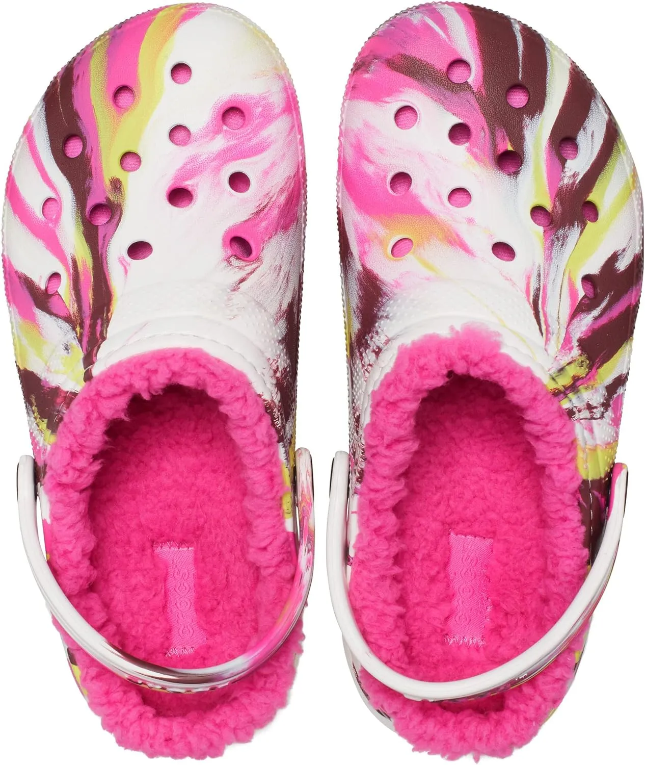 Crocs Kids Classic Lined Clogs for Toddlers - Synthetic Upper & Lining - Synthetic Outsole & Insole