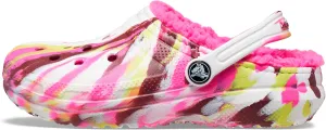 Crocs Kids Classic Lined Clogs for Toddlers - Synthetic Upper & Lining - Synthetic Outsole & Insole