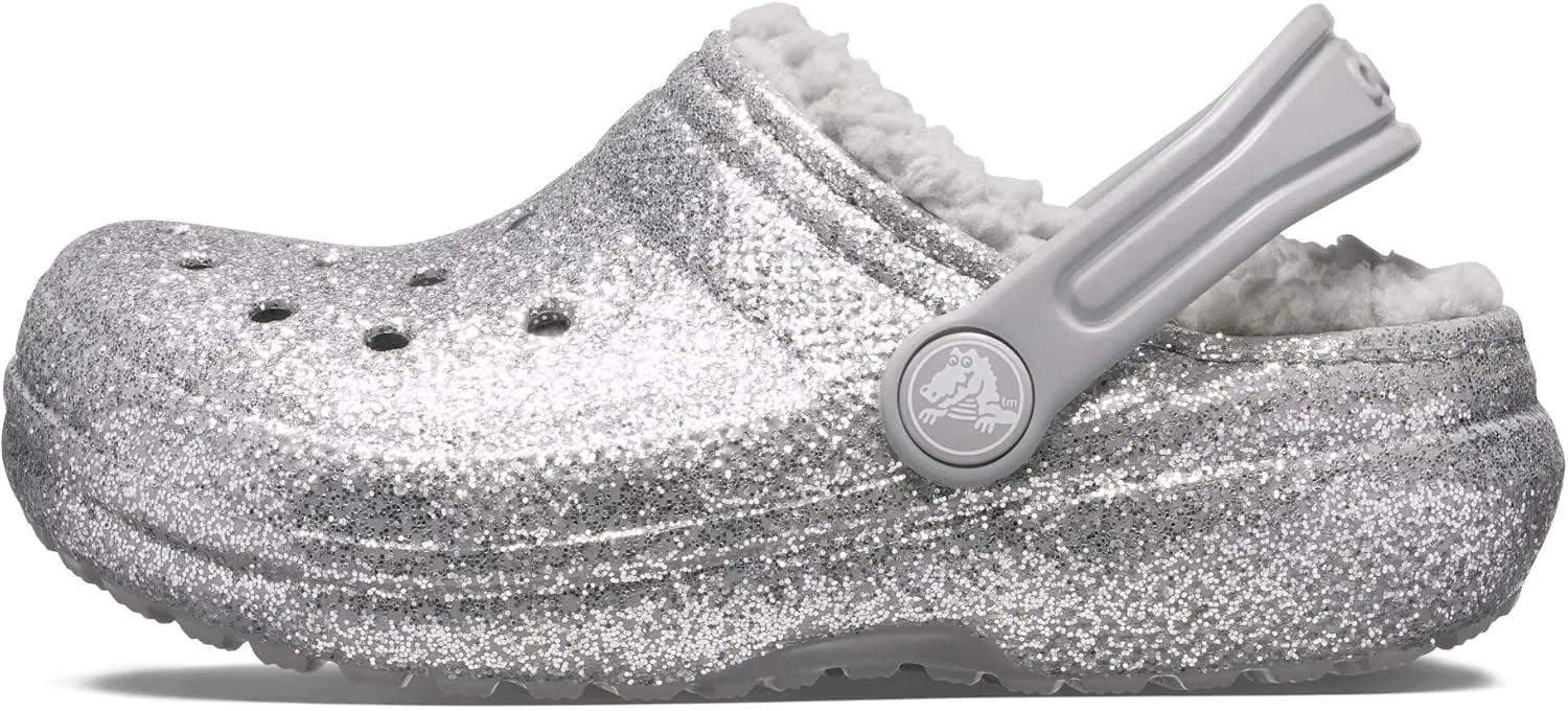 Crocs Kids Classic Lined Clogs for Toddlers - Synthetic Upper & Lining - Synthetic Outsole & Insole