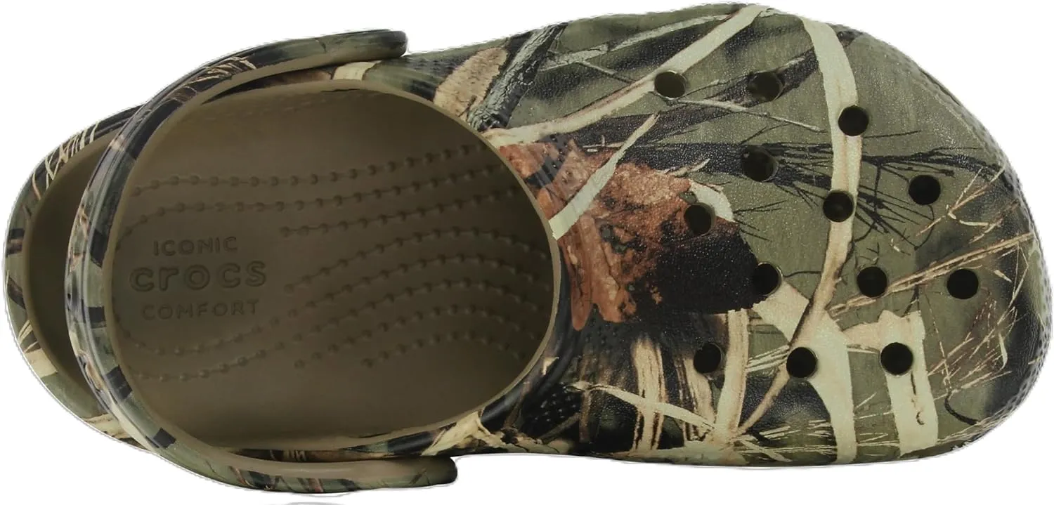 Crocs Kid's Classic Realtree Clog | Camo Shoes