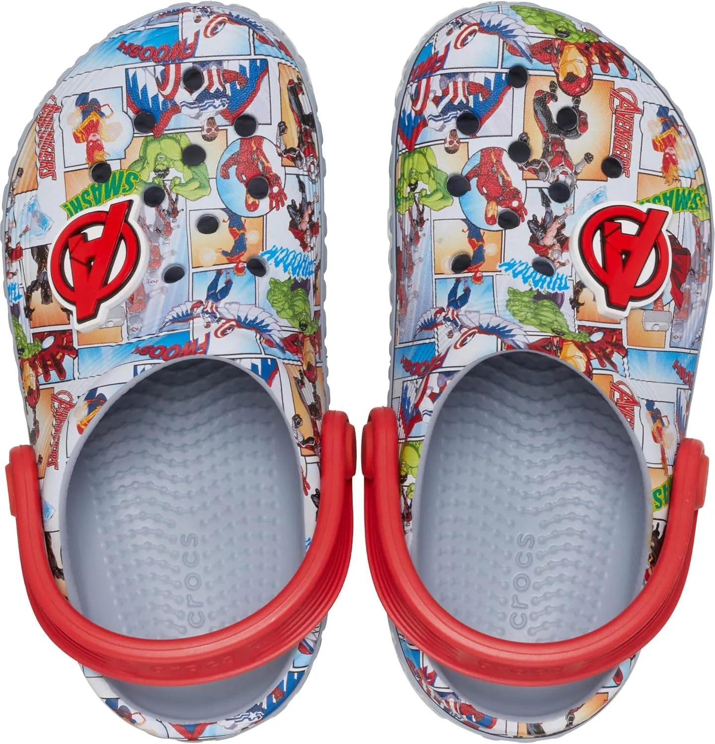 Crocs Unisex-Adult Avengers Off Court Clogs (Toddler) CLG T BluGry