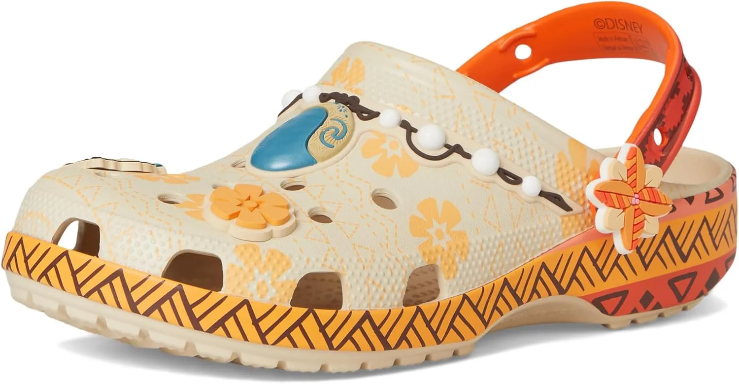 Crocs Unisex-Adult Disney Moana Classic Clogs, Shoes for Women and Men