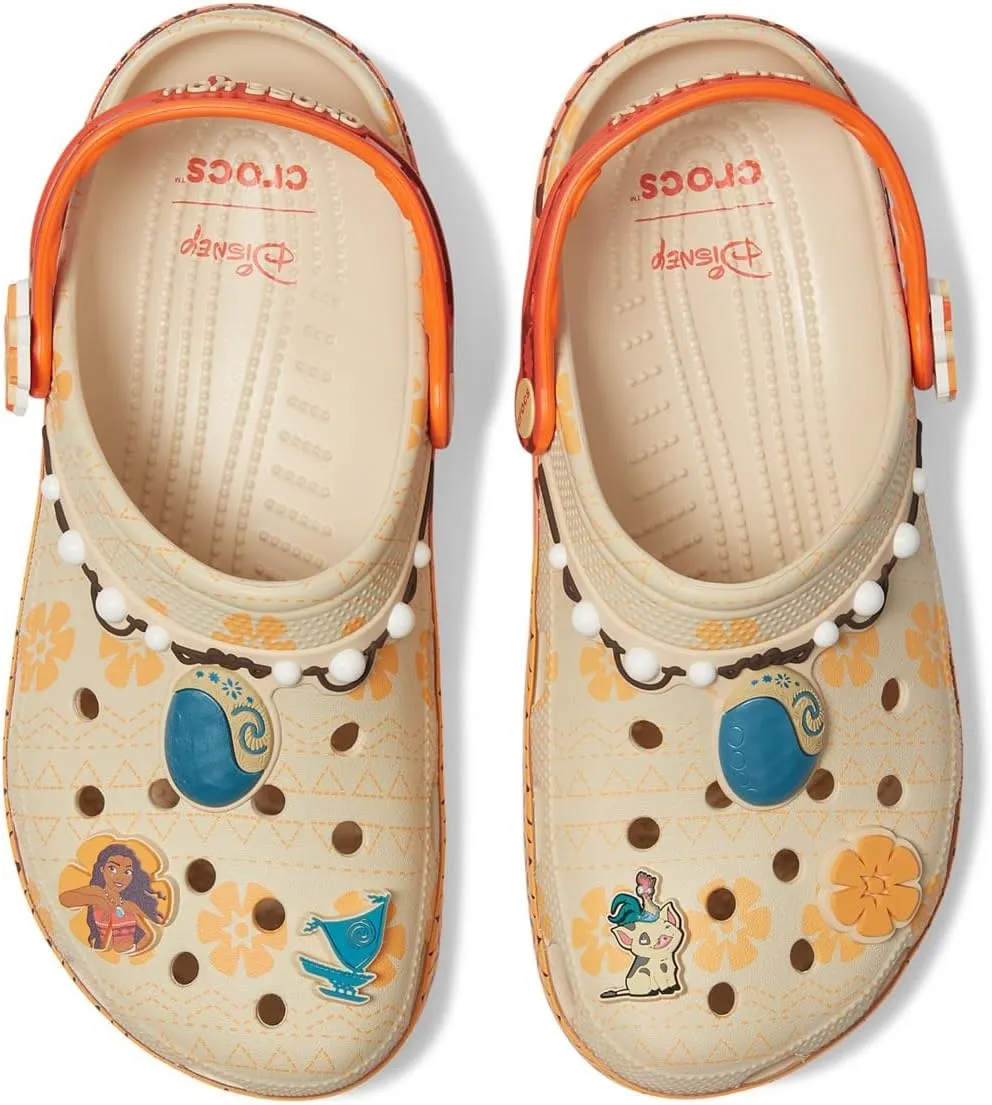 Crocs Unisex-Adult Disney Moana Classic Clogs, Shoes for Women and Men