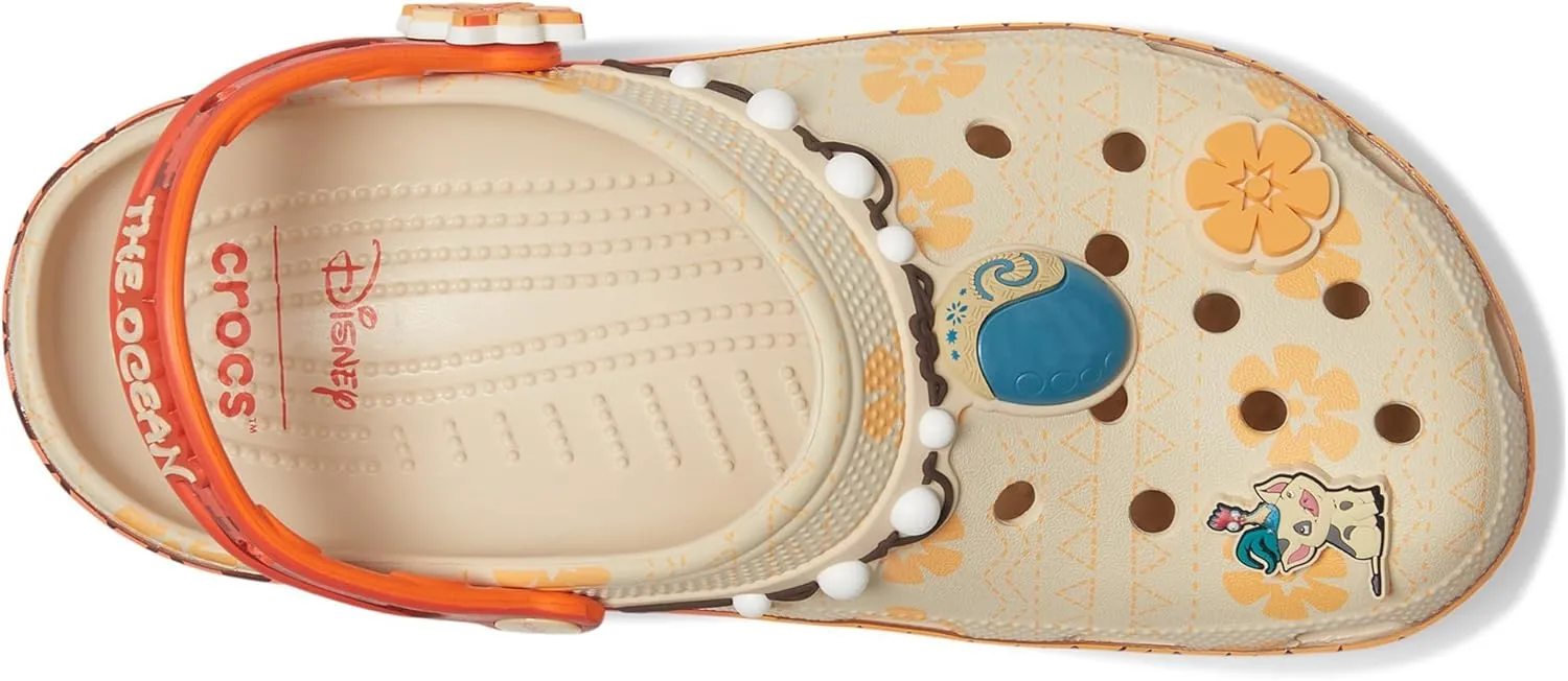 Crocs Unisex-Adult Disney Moana Classic Clogs, Shoes for Women and Men