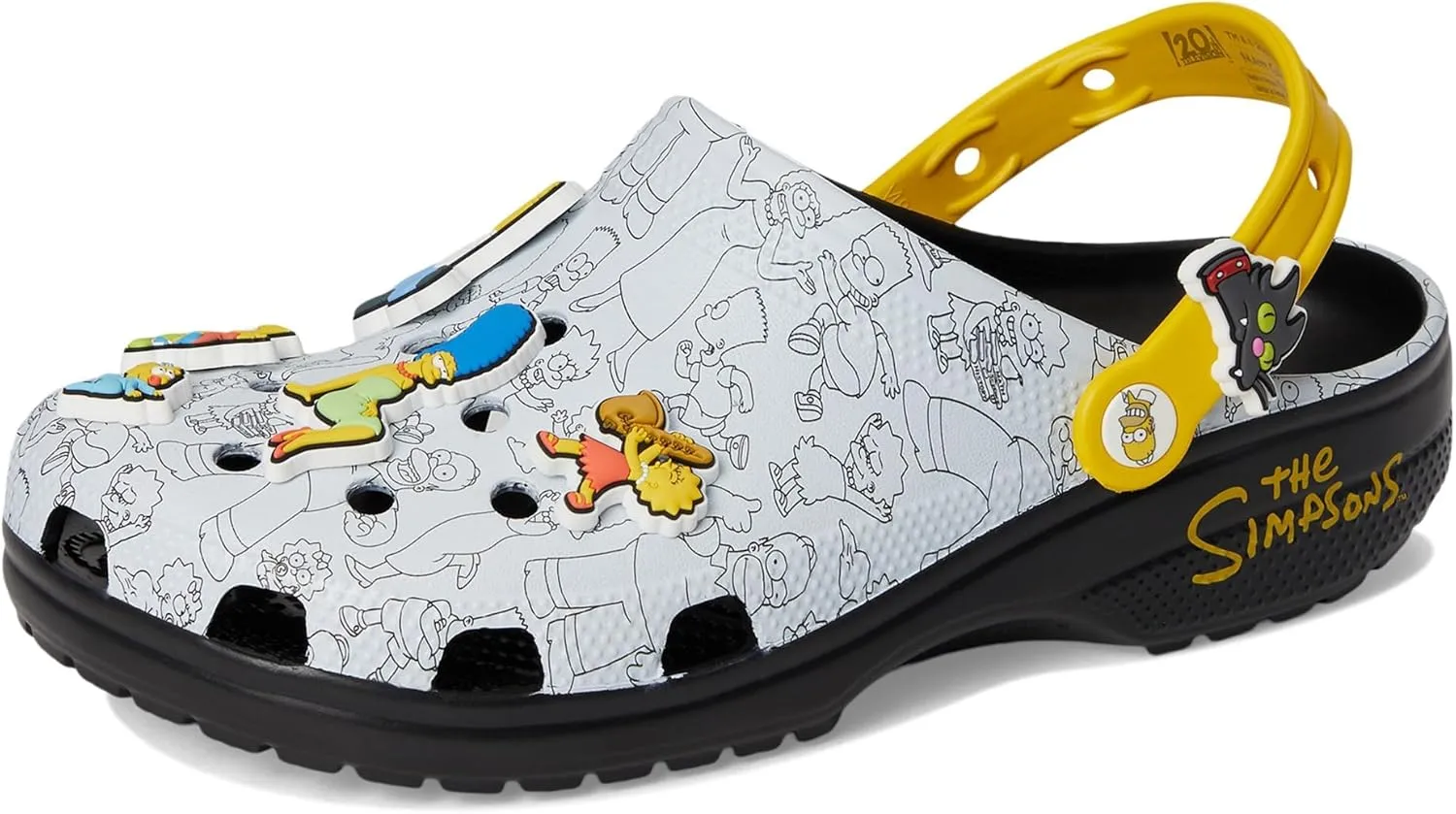 Crocs Unisex-Adult The Simpsons Classic Clog, Clogs for Men and Women