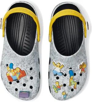 Crocs Unisex-Adult The Simpsons Classic Clog, Clogs for Men and Women