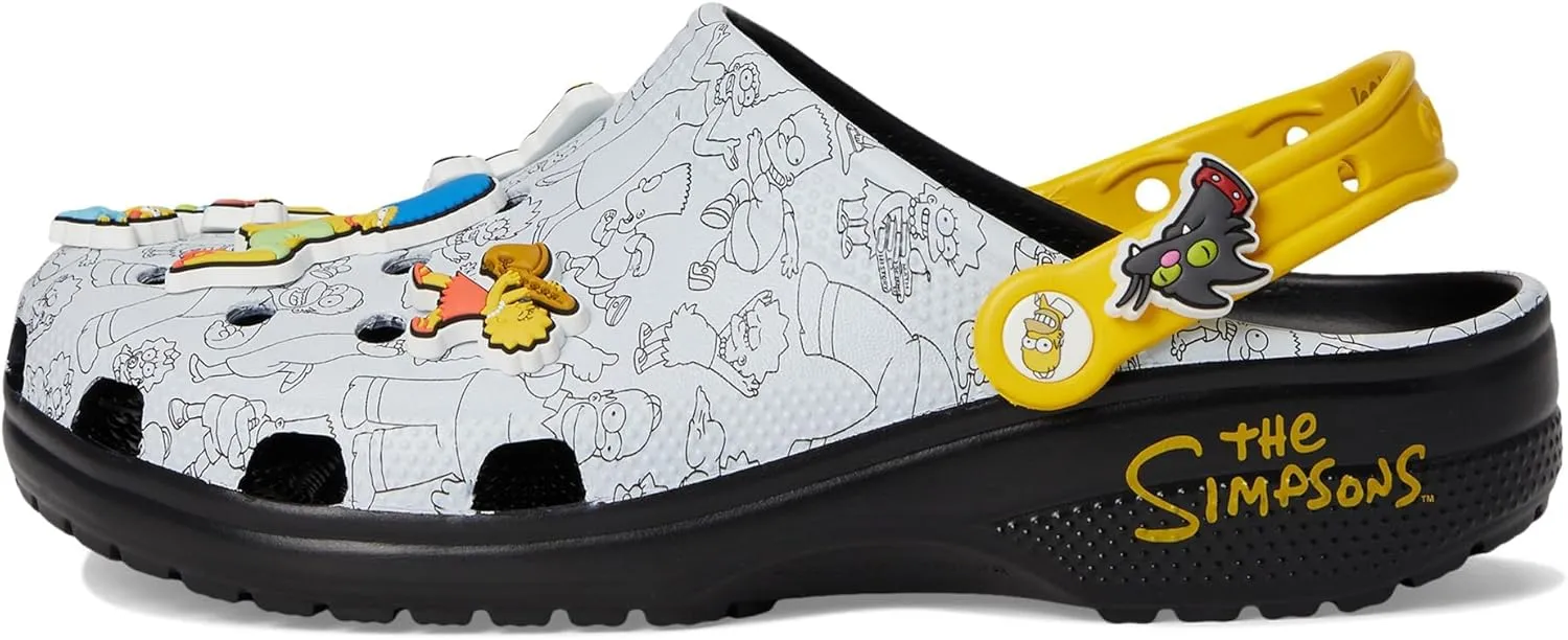 Crocs Unisex-Adult The Simpsons Classic Clog, Clogs for Men and Women