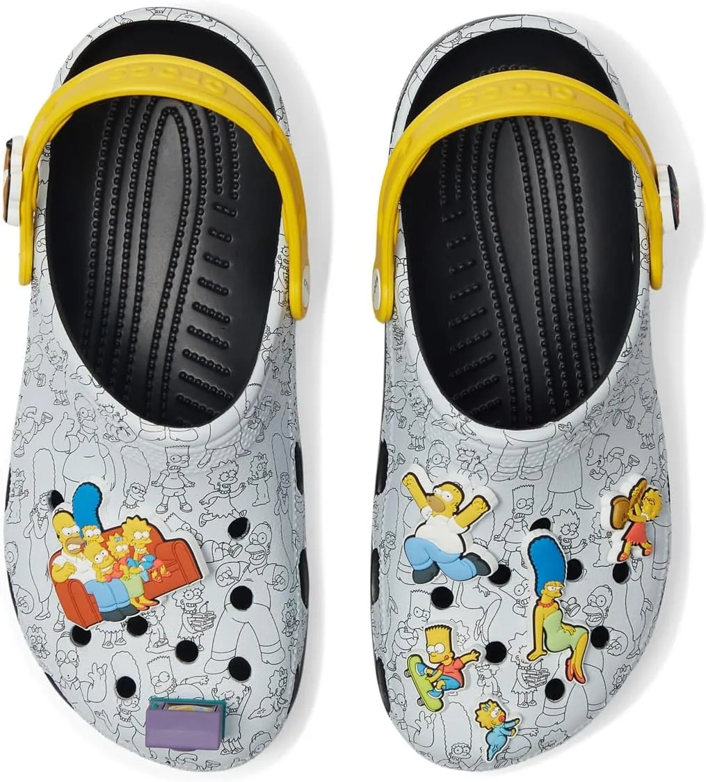 Crocs Unisex-Adult The Simpsons Classic Clog, Clogs for Men and Women