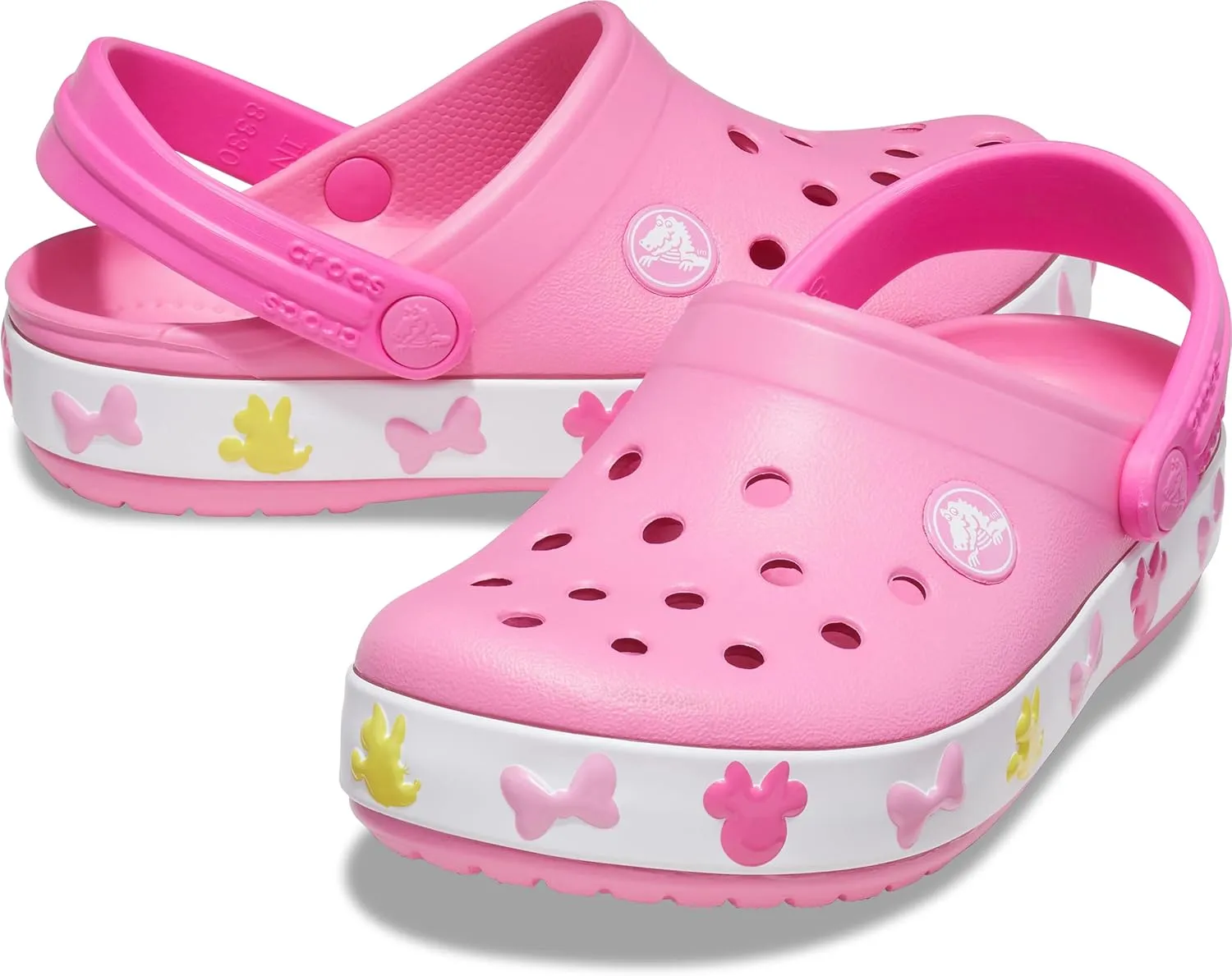 Crocs Unisex-Child Disney Mickey and Minnie Mouse Clogs, Light Up Shoes