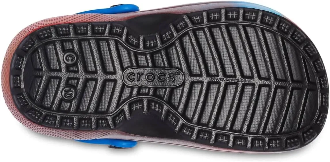 Crocs Unisex-Child Kids' Classic Marbled Tie Dye Lined Clog