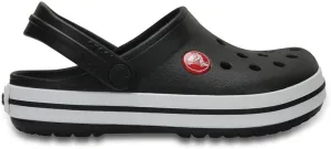 Crocs unisex child Kids' Crocband Clog, Black, 4 Toddler US