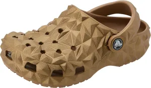 Crocs Unisex Classic Geometric Clog, Bronze, 5 US Men