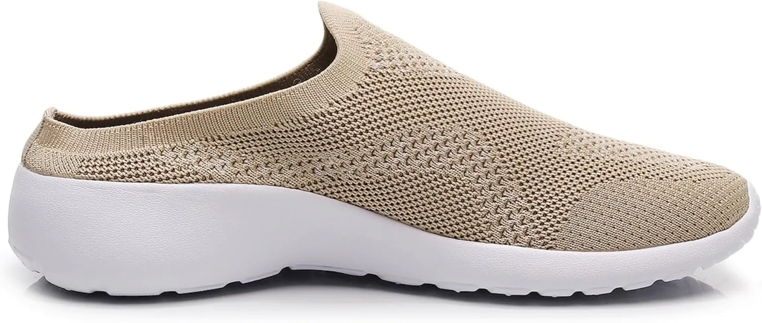Cull4U Women's Easy 2 Walk Knit Mules Shoe