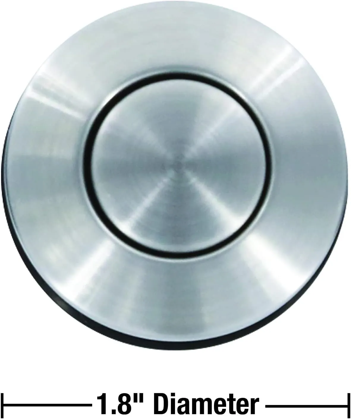 Danco 12066 Sink Top Mount Air Switch Replacement Button, Stainless Steel