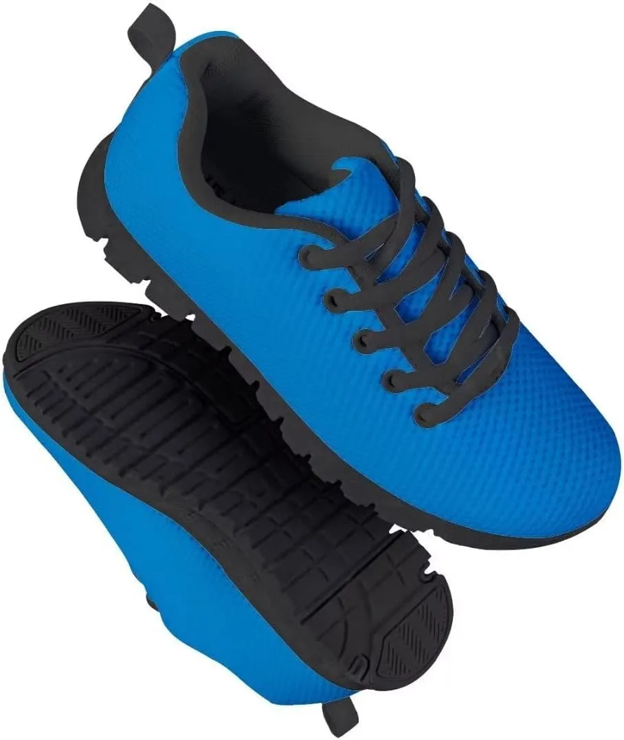 Dellukee Boys Girls Fashion Sneakers Kids Orange/Yellow/Blue/Black Solid Color Polka Dot Walking Running Shoes