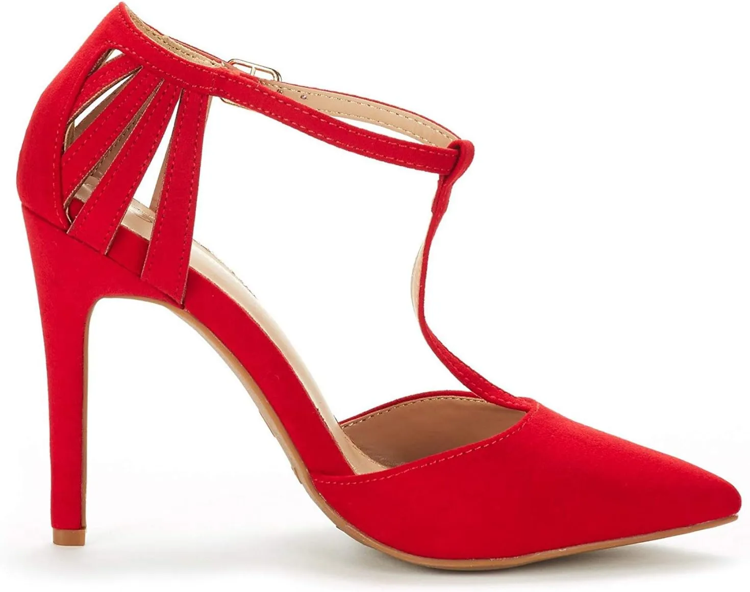 DREAM PAIRS Women's Oppointed-Mary Pump Shoe
