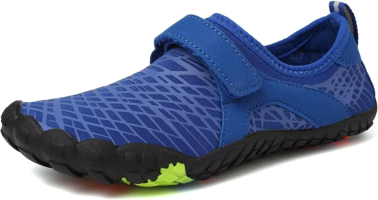 FANTURE Girls & Boys Water Shoes Lightweight Comfort Sole Easy Walking Athletic Slip on Aqua Sock(Toddler/Little Kid/Big Kid)