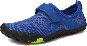 FANTURE Girls & Boys Water Shoes Lightweight Comfort Sole Easy Walking Athletic Slip on Aqua Sock(Toddler/Little Kid/Big Kid)