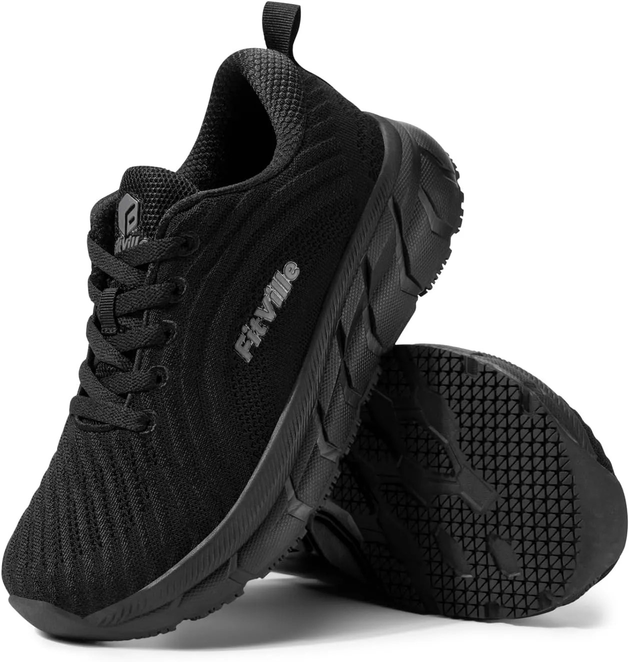 FitVille Wide Toe Box Shoes for Men Cushioned Well Extra Wide Width Running Shoes for Men Walking Comfortable Lightweight