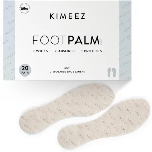 FOOTPALM Disposable Shoe Liner for Sweaty Feet Pre-Cut No Show Sock Insert for Women & Men Moisture Wick No Slip No Stink Barefoot Shoe Insert Ultra Thin Shoe Insole 20 Pairs (US W10 / M8)
