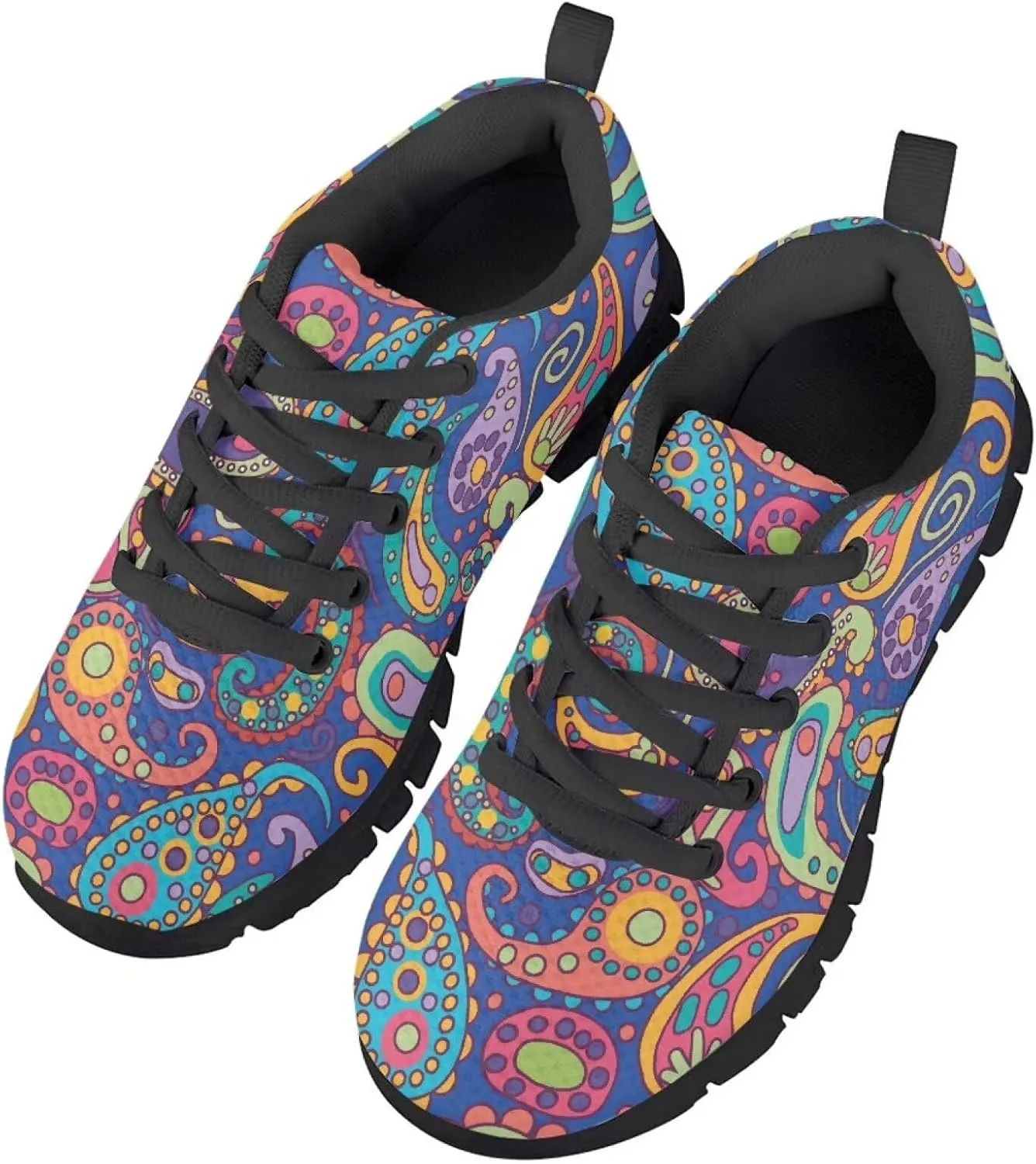 Girls Athletic Shoes Kids Slip on Shoes Girls 3-10 Years Old Toddler Sneakers Black