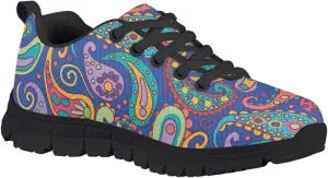 Girls Athletic Shoes Kids Slip on Shoes Girls 3-10 Years Old Toddler Sneakers Black