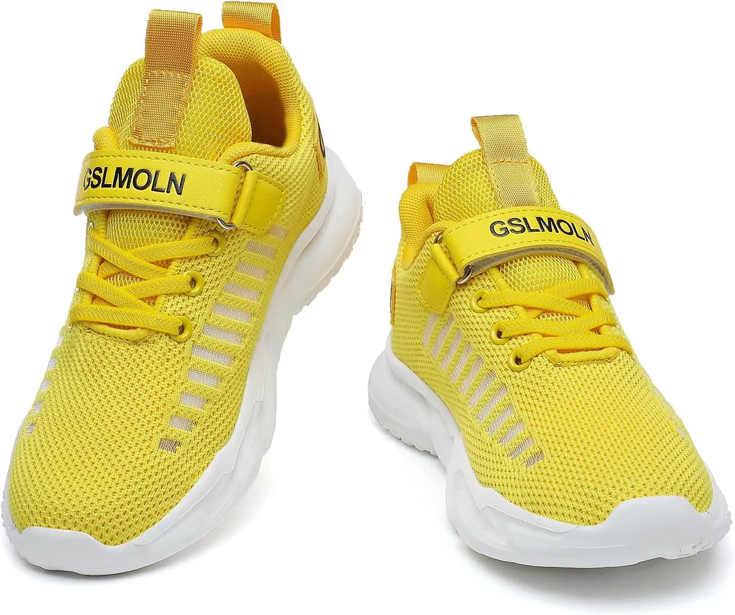 GSLMOLN Boys Girls Tennis Breathable Slip on Shoes School Casual Walking/Running Sports Kids Sneakers