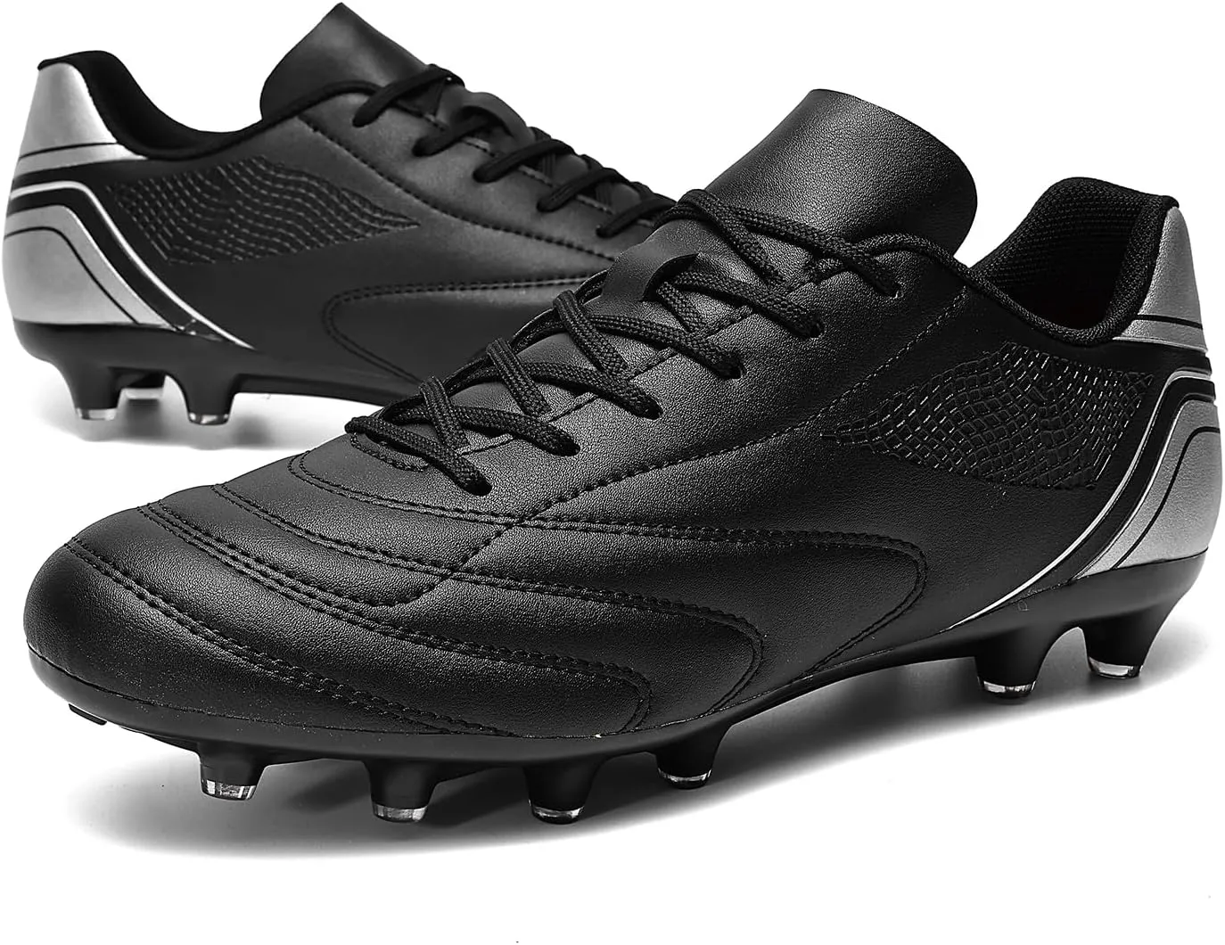 HaloTeam Soccer Shoes Mens Cleats Outdoor Professional Training Turf Football Boots Breathable Athletic Sneaker for AG/FG