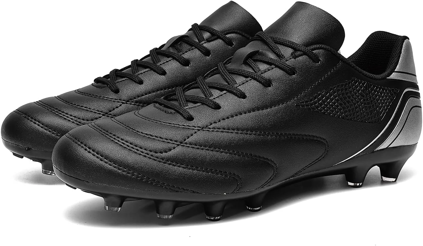 HaloTeam Soccer Shoes Mens Cleats Outdoor Professional Training Turf Football Boots Breathable Athletic Sneaker for AG/FG